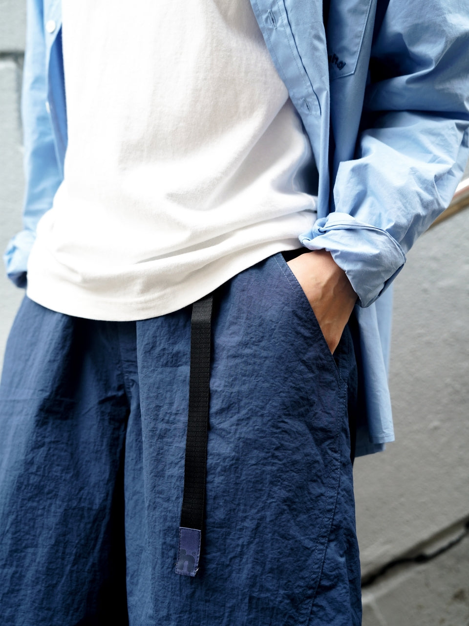 Utility Belted Work Shorts (Navy)