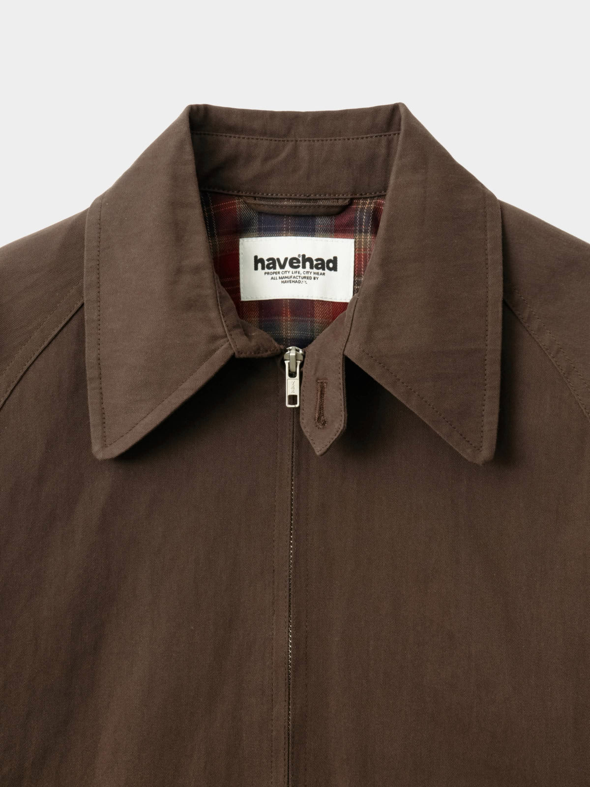Glen Cotton Drizzler Jacket (Brown)