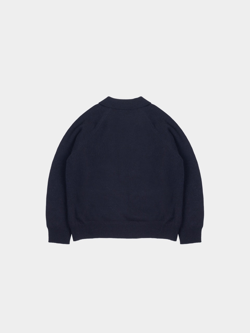 Yak Wool Collar Knit (Navy)