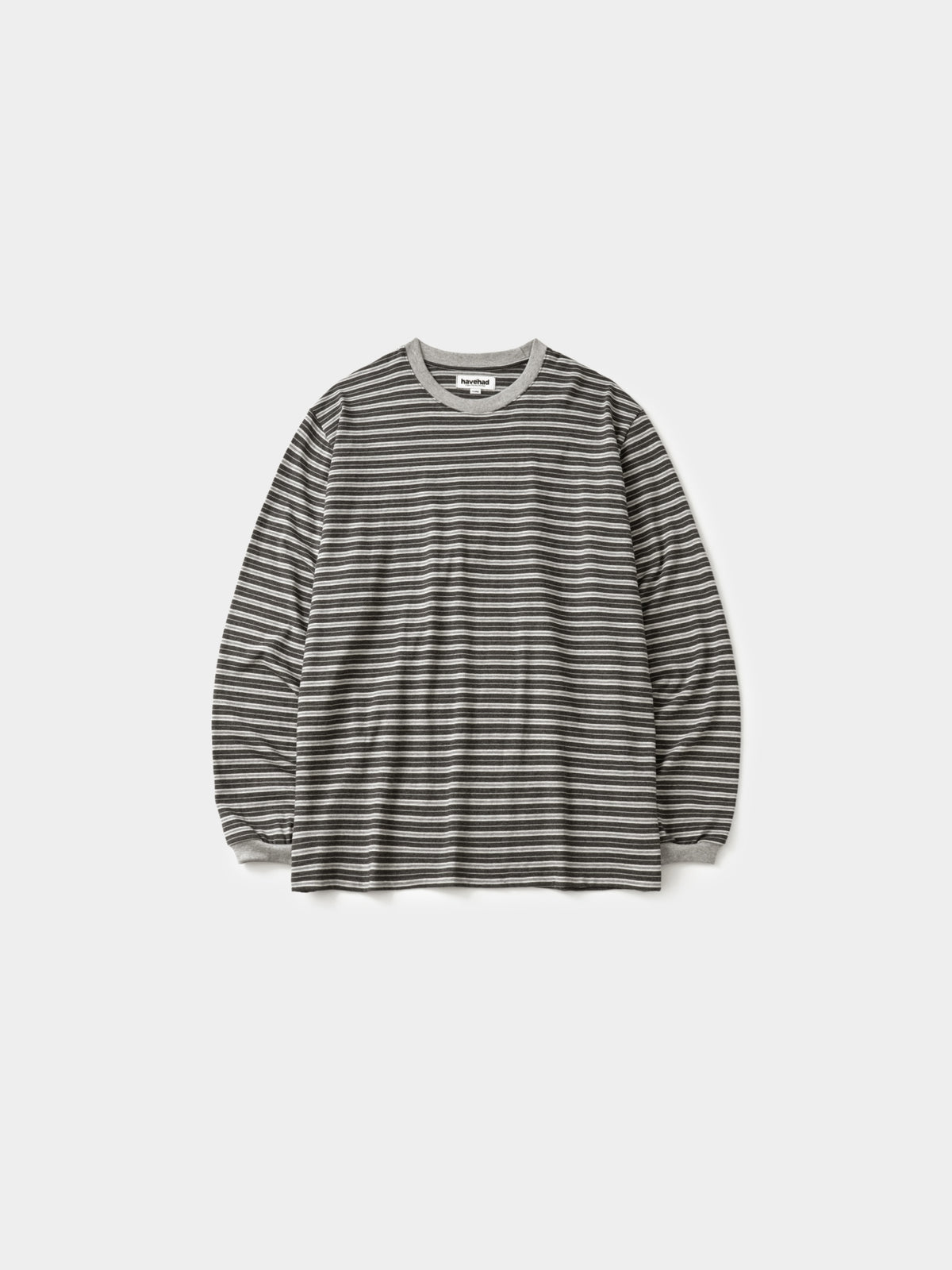 Stripe Long Sleeve Tee (Stripe Charcoal)