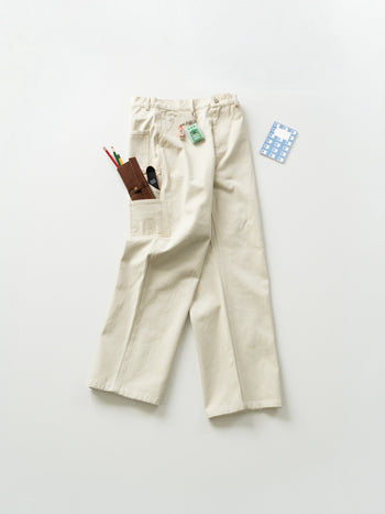 Heavy Cotton Carpenter Pants (Ecru)
