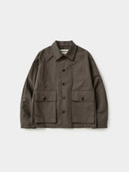 City Worker French Jacket (Ash Brown)