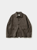City Worker French Jacket (Ash Brown)