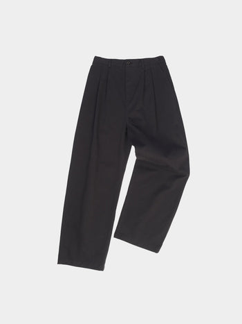 City Worker Pin-tuck Trouser (Black)