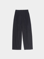 City Worker Pin-tuck Trouser (Navy)