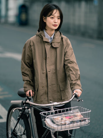 City Commuter Check Wind Jacket (Check Black)