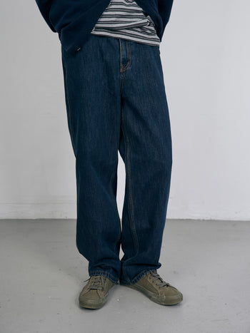 One Washed Denim Pants (Denim Blue)