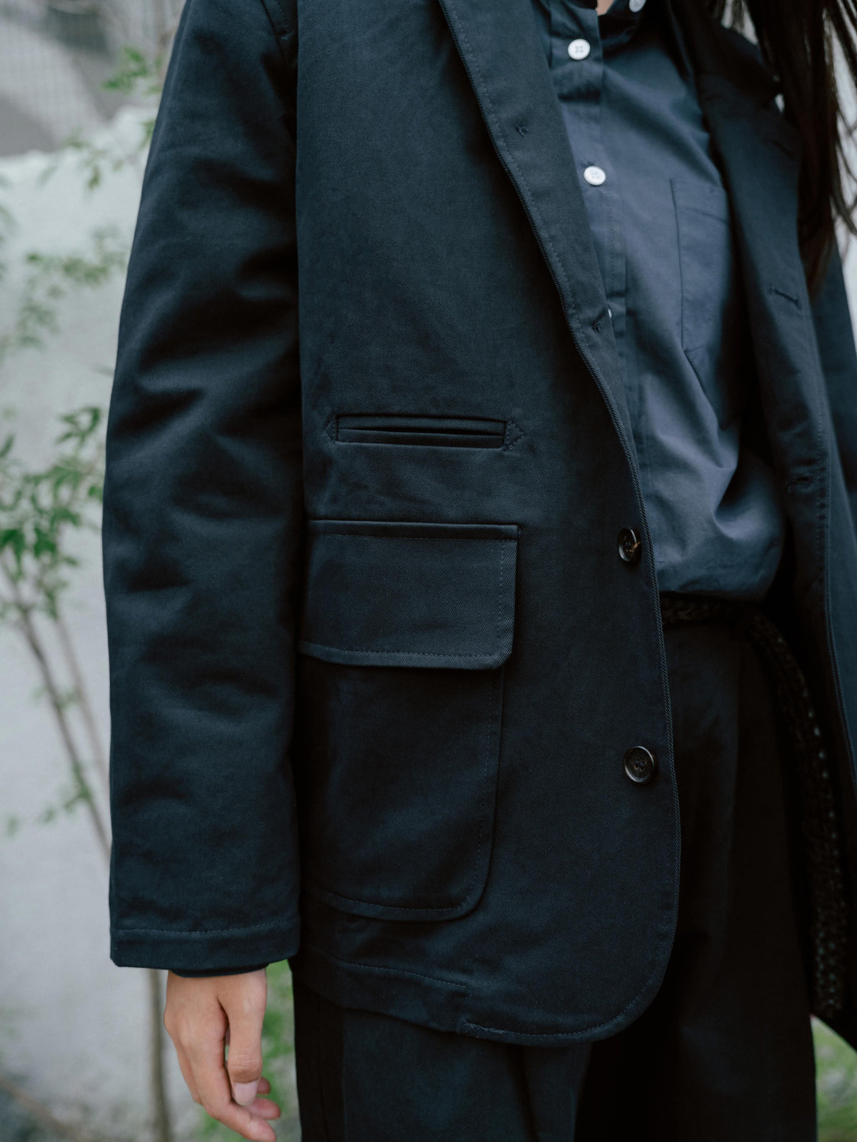 Essential Fine Shirts (Navy)