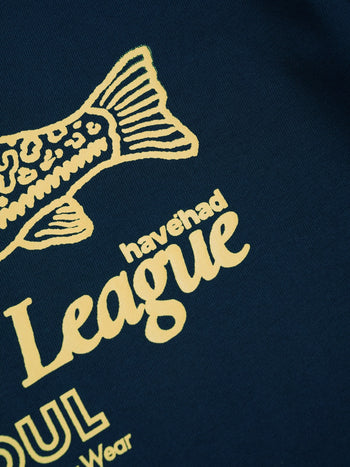 ODL Trout Half Sleeve Tee (Vintage Blue)