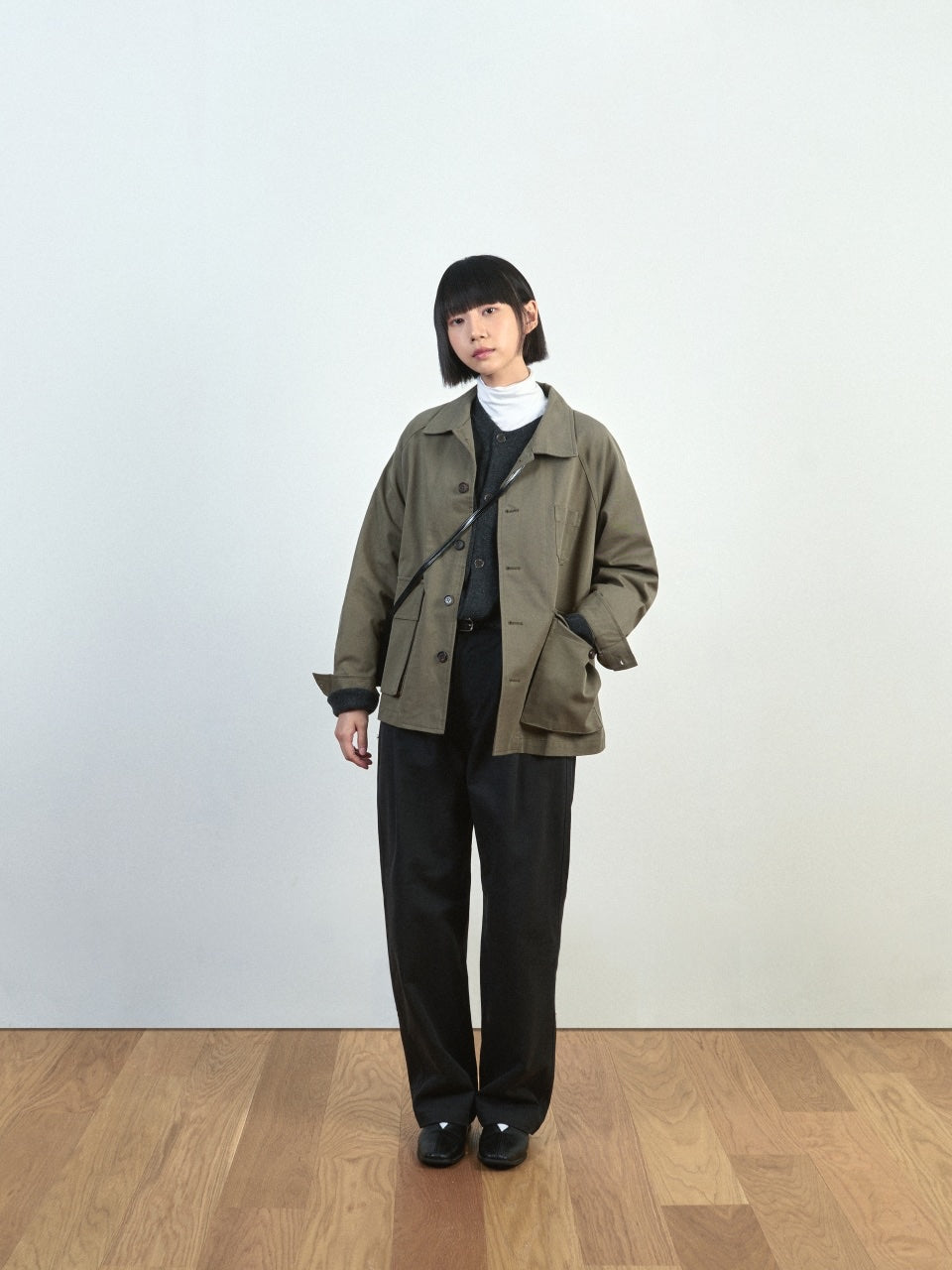 City Worker French Jacket (Khaki Gray)