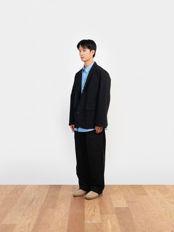 25ss City Worker Pin-tuck Trouser - Black 02 | A1 (M)