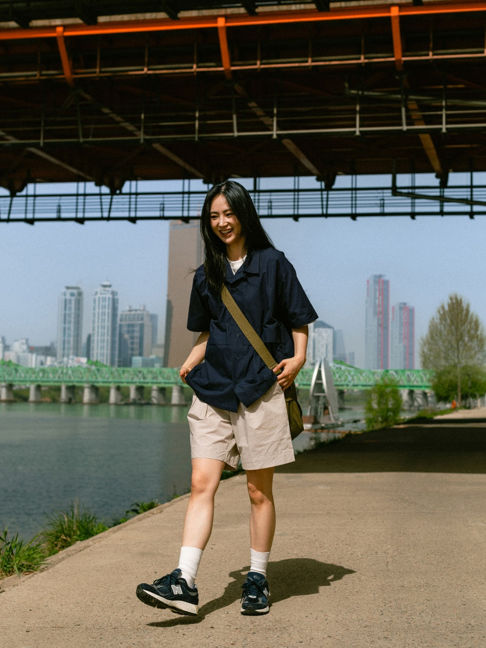 City Summer Light Banding Shorts (Charcoal)