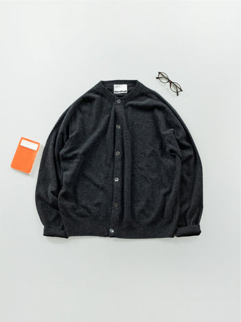 Light Wholegarments Cardigan (Charcoal)
