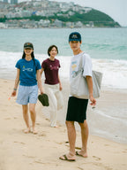 Sea&Sun Washed Pin-tuck Shorts (Navy)