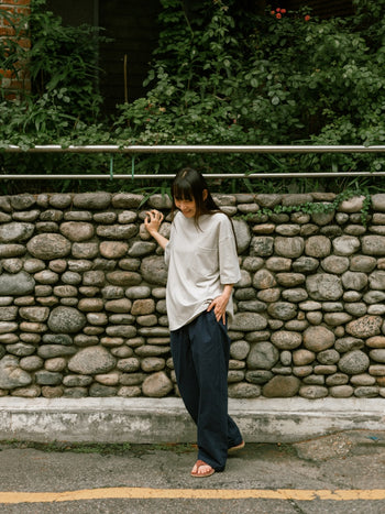 Light String Easy Pants (Navy)