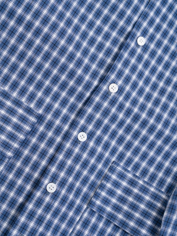 Classic Check String Shirts (Classic Blue)