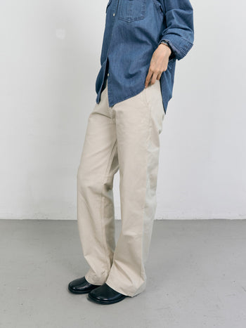 Essential Classic Chino Pants (Ecru)