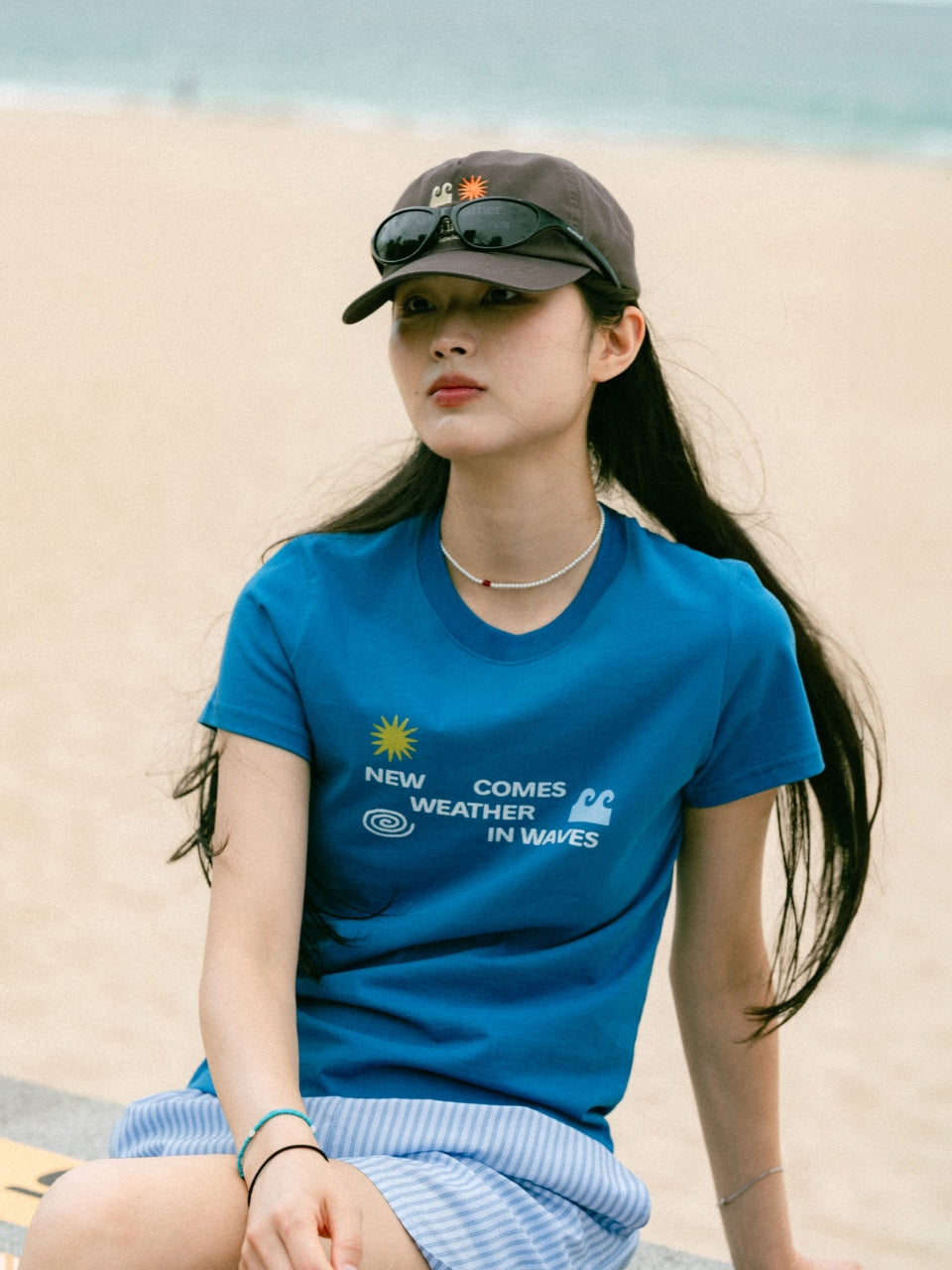 Sea&Sun Graphic Washed Cap (Lemon)