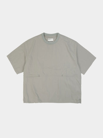 Pocket Volume String Half Tee - Beige Gray | A3 (XL)