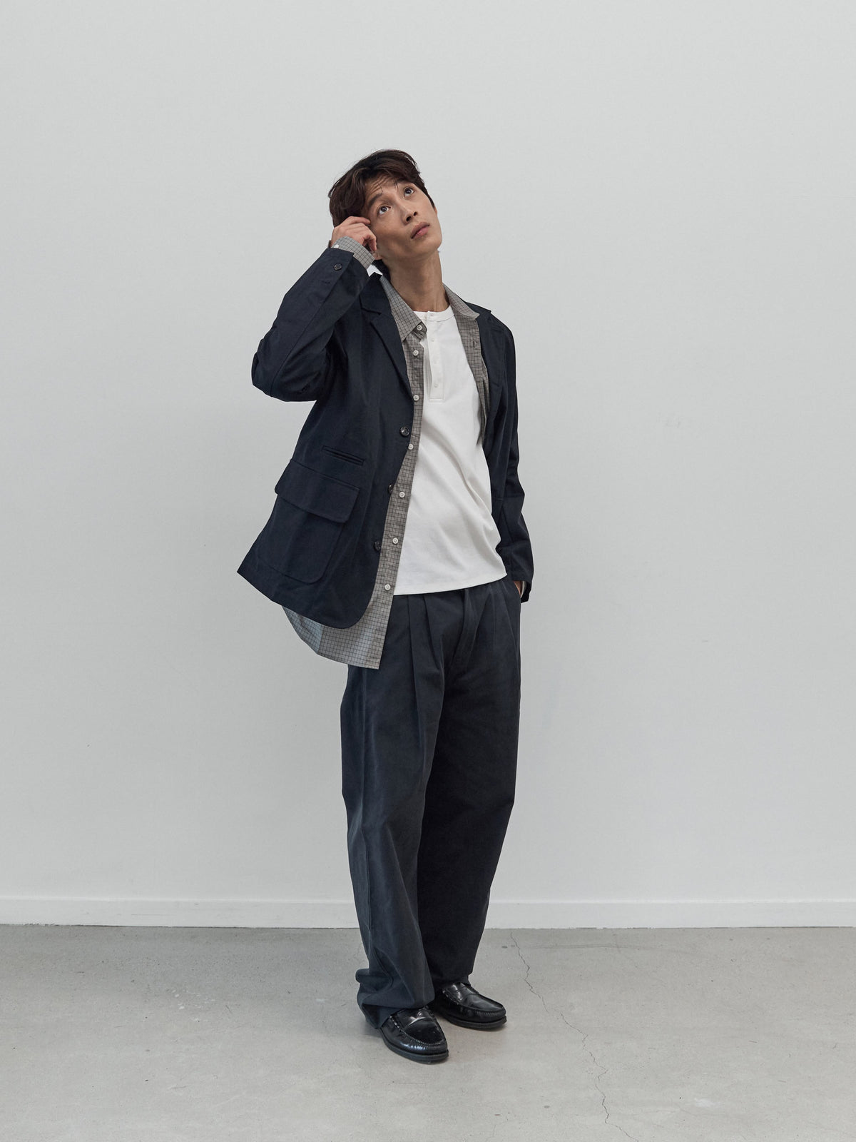 Everyday Classic Check Shirts (Olive)