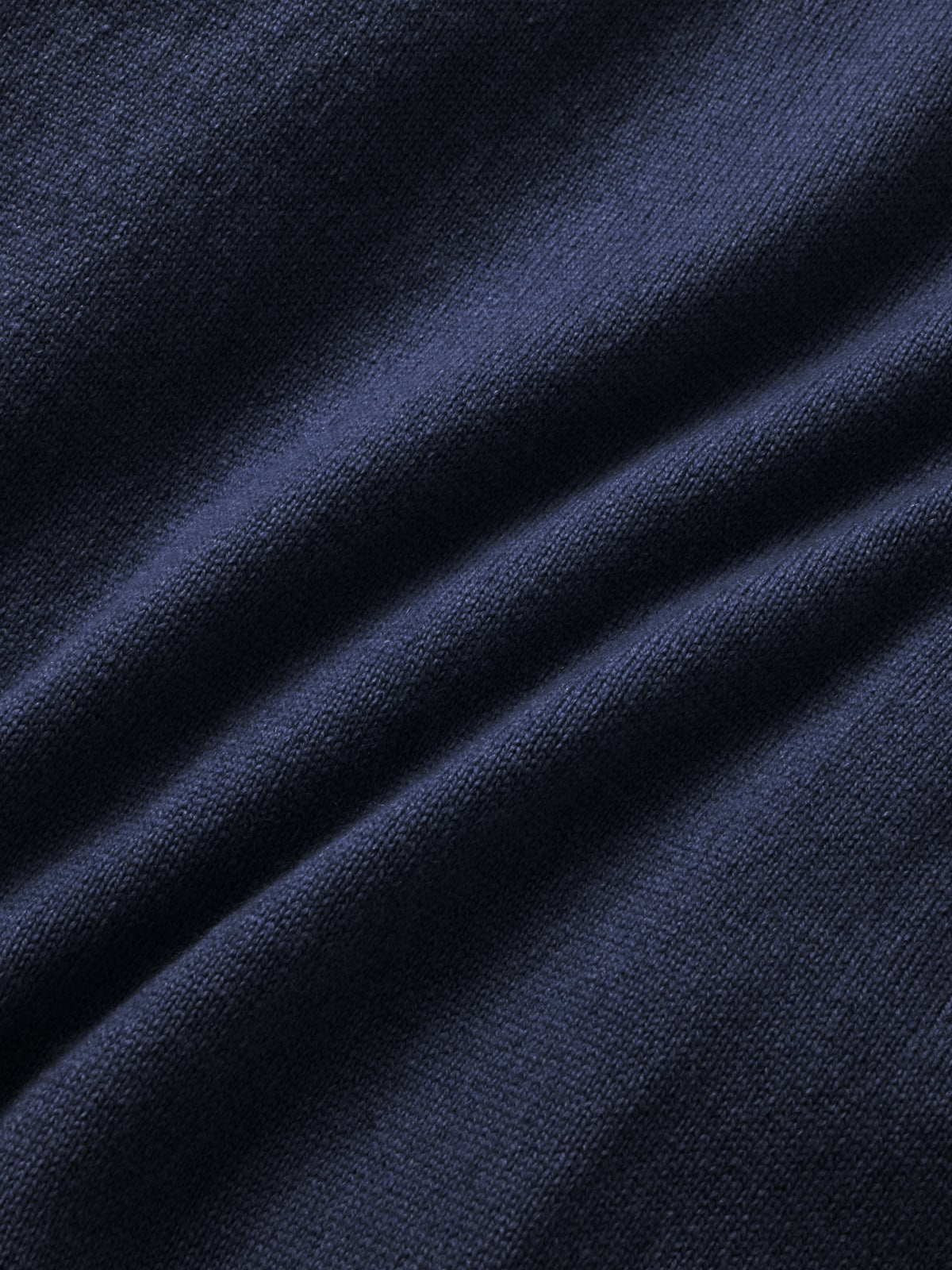 Daily Wool Round Cardigan (Navy)
