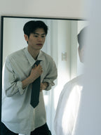 Everyday Pocket Stripe Shirts (White)