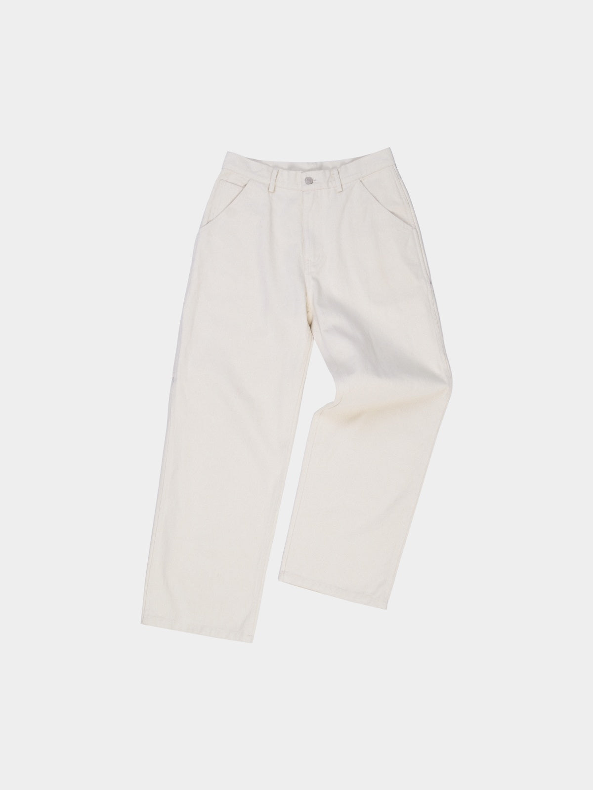 Heavy Cotton Carpenter Pants (Ecru)