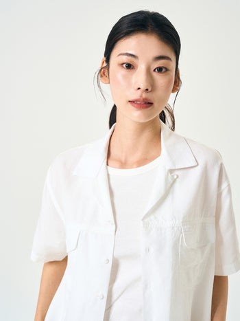 Double Pocket Slub Shirts (Navy)