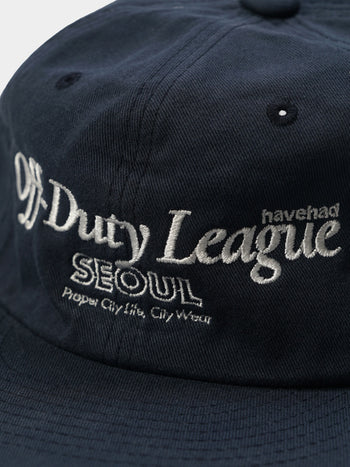 ODL Logo Soft Flat Cap (Navy)