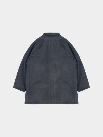 City Wool Half Coat (Charcoal)