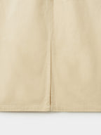 Herringbone Twill Fatigue Skirt (Butter)