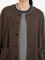 Daily Fine Wool Cardigan (Charcoal)