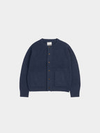 Daily Fine Wool Cardigan (Navy)