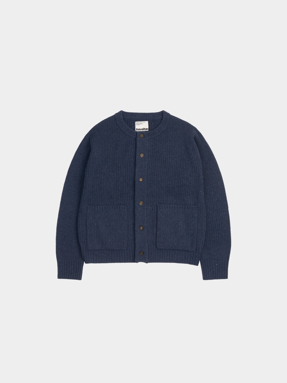 Daily Fine Wool Cardigan (Navy)