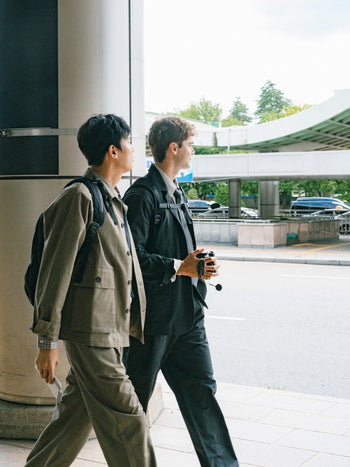 City Worker Pin-tuck Trouser (Black)