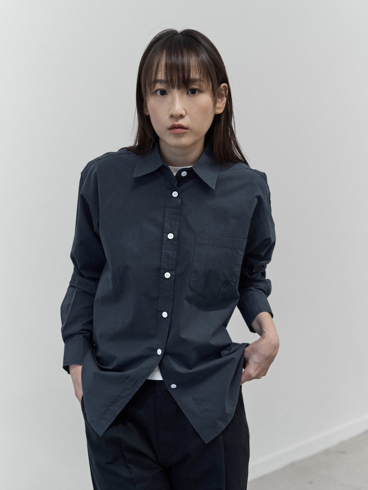 Essential Fine Shirts (Navy)