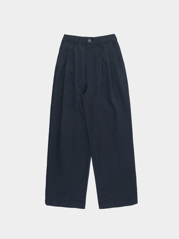 25ss City Worker Pin-tuck Trouser - Navy | A2 (L)