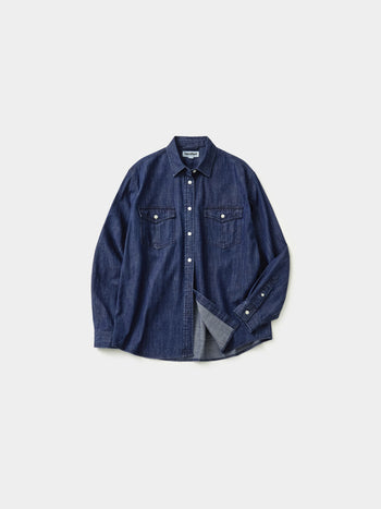 Double Pocket Denim Shirts (Denim Navy)