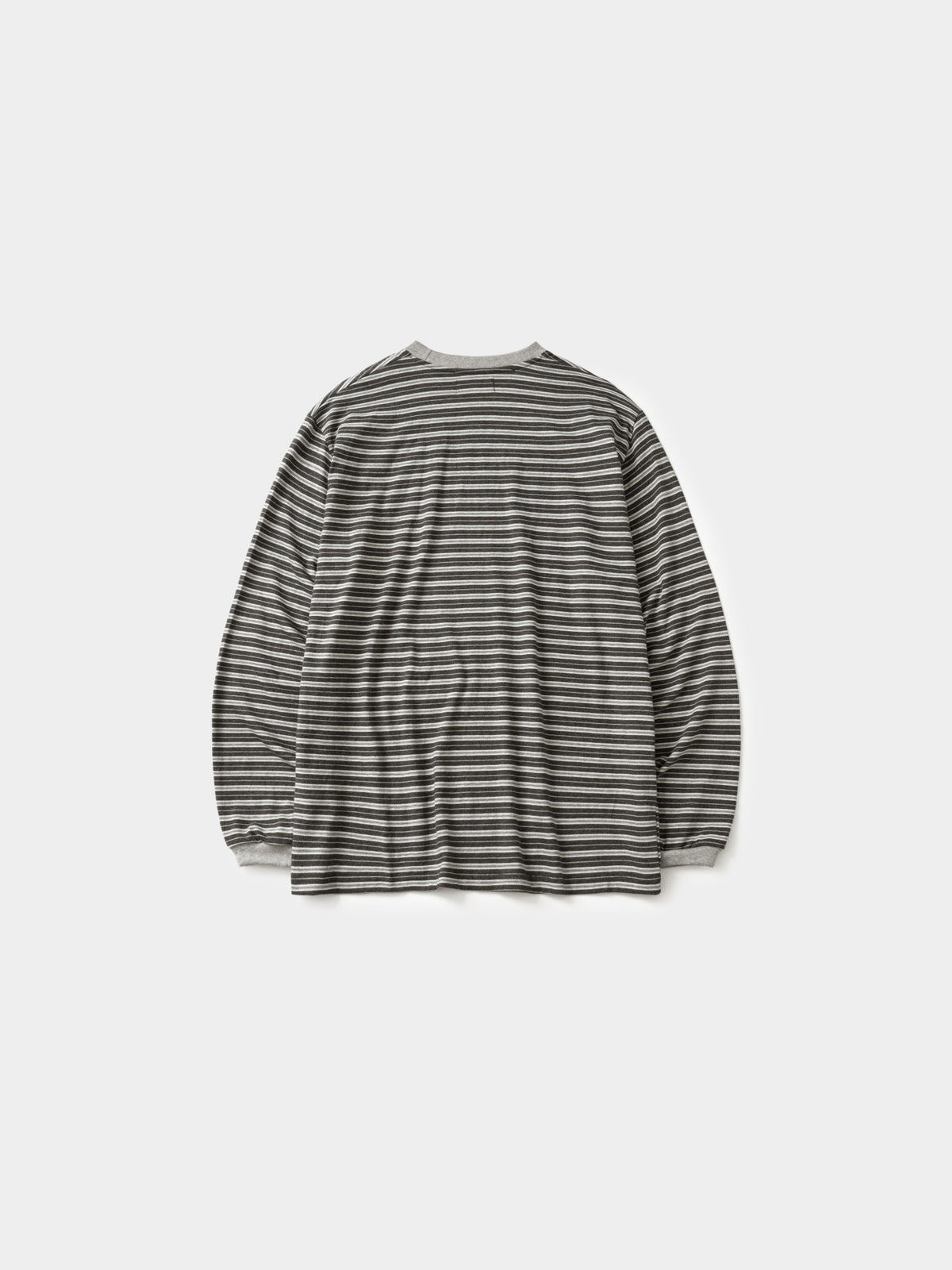Stripe Long Sleeve Tee (Stripe Charcoal)