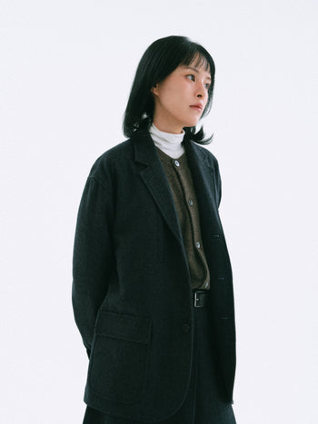 City Wool Club Jacket (Charcoal)