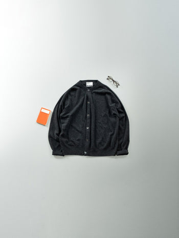 Light Wholegarments Cardigan (Charcoal)