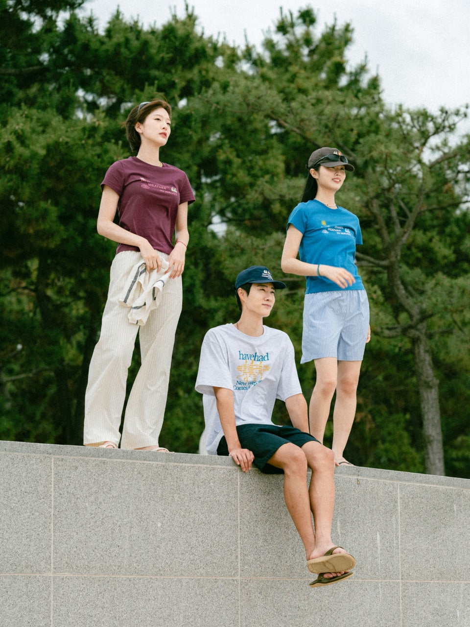 Sea&Sun Graphic Washed Cap (Lemon)