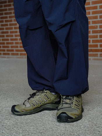 Light Cargo String Pants (Navy)