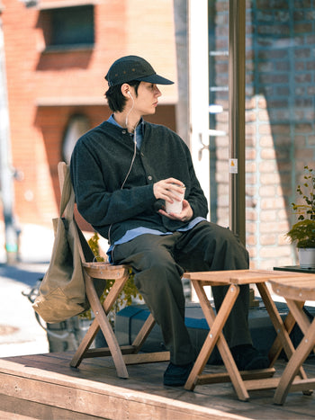 Classic Check Longbill Cap (Gray)