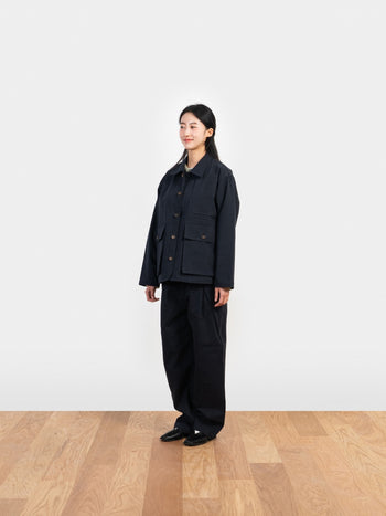 25ss City Worker Pin-tuck Trouser - Navy | A2 (L)
