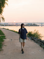 City Summer Light Banding Shorts (Navy)