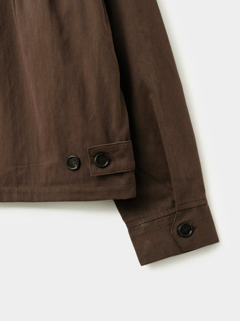Glen Cotton Drizzler Jacket (Brown)