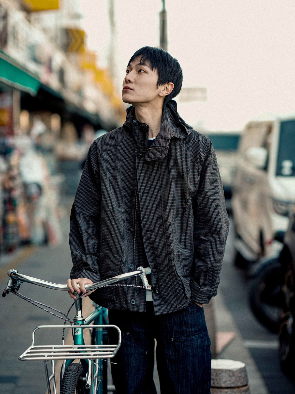 City Commuter Wind Jacket (Brown)
