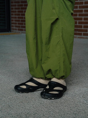 Light Cargo String Pants (Olive)