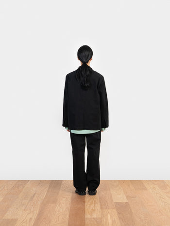 25ss City Worker Pin-tuck Trouser - Black 02 | A1 (M)